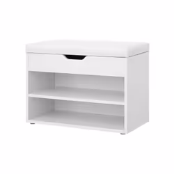 Vasagle LHS20WT, Ouvert, Blanc, 2 étagères, Mat, 600 mm, 440 mm