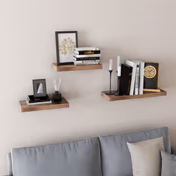 Vasagle ULWS26BX étagères Mural Panneaux MDF Marron