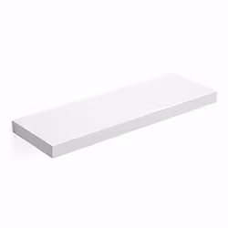 Songmics LWS26WT, Tablette flottante, Mural, Fer, Panneaux MDF, Blanc, Universel, 15 kg