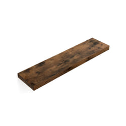 Vasagle LWS28BX étagères Etagère modulable Mural Panneaux MDF, Métal Marron