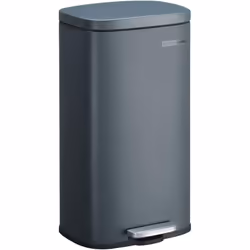 Description générale Cette poubelle de cuisine de 30 litres se distingue par son élégante couleur gris fumé et son design sim ...