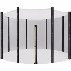 Description générale Le filet de sécurité SONGMICS est conçu pour s'adapter à une variété de trampolines de 366 cm de diamètr ...