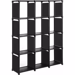 1.LE RANGEMENT EST UN ART DE VIVRE : Une étagère de 12 compartiments vous offre suffisamment d’espace de rangement 2.RENFORCÉ ...