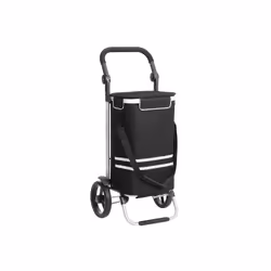 Songmics KST03BK, Valise à roulettes, Noir, Blanc, Aluminium, Polyester, 25 kg, Monochromatique, 2 roue(s)