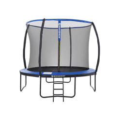 Songmics STR12BK trampoline de cours de récréation et de jardin Extérieure Rond Trampoline suspendu