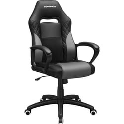 Songmics - Fauteuil gamer, Fauteuil de bureau, Chaise, Siège, avec Mécanisme basculant, Ergonomique, Dossier en forme de s, Bon pour la colonne