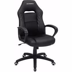 Détails: 1. UN FAUTEUIL CONFORTABLE: Asseyez-vous sur ce fauteuil gamer bien rembourrée et sentez la fraîcheur agréable de PU ...