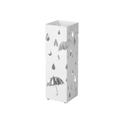 Songmics LUC49W Porte-parapluies Fer Blanc