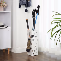 Songmics LUC49W Porte-parapluies Fer Blanc - Vue supplémentaire 4