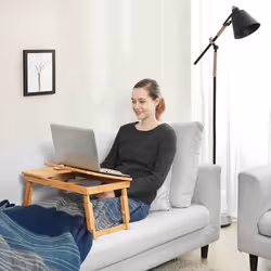 Songmics LLD01N système de refroidissement pour ordinateurs portables Bois