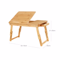 Songmics LLD01N système de refroidissement pour ordinateurs portables Bois - Vue supplémentaire 8