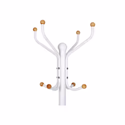 Songmics RCR19W porte-manteaux Colonne 8 crochet(s) Blanc - Vue supplémentaire 5
