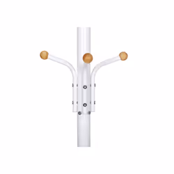 Songmics RCR19W porte-manteaux Colonne 8 crochet(s) Blanc - Vue supplémentaire 6