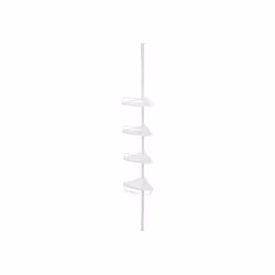 Songmics BCB001A étagère murale de salle de bain Plastique, Acier