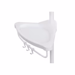 Songmics BCB001A étagère murale de salle de bain Plastique, Acier - Vue supplémentaire 4