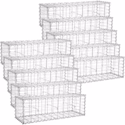 Remplissez la cage avec n’importe quel matériau pour harmoniser avec le paysage Accrochez des plantes ou des fleurs pour déco ...