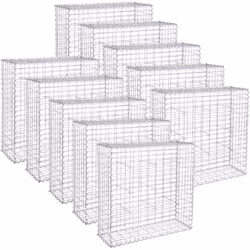 Remplissez la cage avec n’importe quel matériau pour harmoniser avec le paysage Accrochez des plantes ou des fleurs pour déco ...