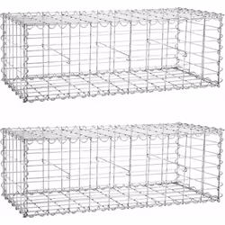 Remplissez la cage avec n’importe quel matériau pour harmoniser avec le paysage Accrochez des plantes ou des fleurs pour déco ...