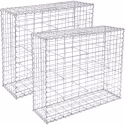 Remplissez la cage avec n’importe quel matériau pour harmoniser avec le paysage Accrochez des plantes ou des fleurs pour déco ...