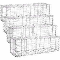Remplissez la cage avec n’importe quel matériau pour harmoniser avec le paysage Accrochez des plantes ou des fleurs pour déco ...