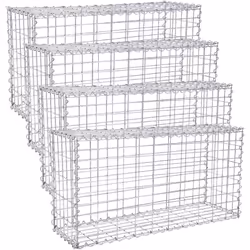 Remplissez la cage avec n’importe quel matériau pour harmoniser avec le paysage Accrochez des plantes ou des fleurs pour déco ...
