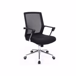 Songmics OBN83B, Siège rembourré, Dossier grillagé, Noir, Noir, Tissu, Polyester, Mesh, Polyester