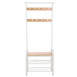 Vasagle HSR40W porte-manteaux Colonne 9 crochet(s) Blanc