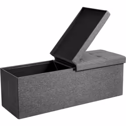 Description générale Ce banc de rangement pliable est l'idéal pour garder vos objets organisés tout en offrant un espace supp ...