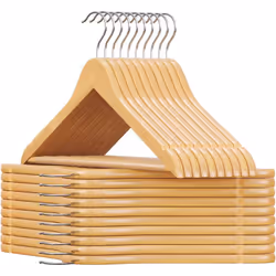 Description générale Optimisez votre espace de rangement avec ces élégants cintres en bois d'érable. Leur finition lisse et p ...