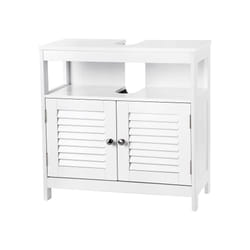 Vasagle BBC02WT miroir de salle de bain et armoire de rangement pour évier