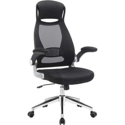 Chaise de bureau - SONGMICS - Accoudoirs réglables OBN86BK