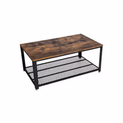 Vasagle LCT61X, Table basse, Forme rectangulaire, 4 pieds, Bois