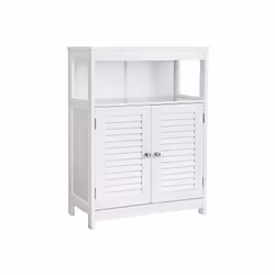 Vasagle UBBC40WT, Blanc, Sur pied, 2 portes(s), 300 mm, 600 mm, 800 mm