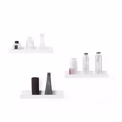 Songmics UKLWS38WT Tablette flottante Mural Panneaux MDF Blanc