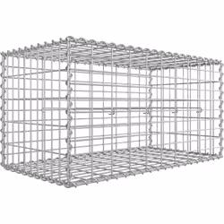 Remplissez la cage avec n’importe quel matériau pour harmoniser avec le paysage Accrochez des plantes ou des fleurs pour déco ...