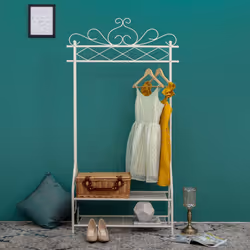 Songmics HSR07W porte-manteaux Colonne Beige