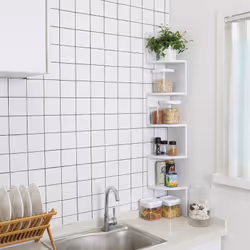 Vasagle LBC20WT Armoire de rangement de salle à manger Etagère - Vue supplémentaire 5