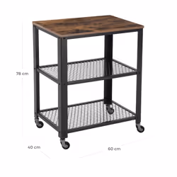 Vasagle LRC78X Chariot de transport d'aliments
