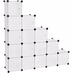 1.ORGANISEZ VOTRE VIE: Ces cubes modulables de haute qualité offrent beaucoup d'espace de rangement propre et organisé. Son d ...