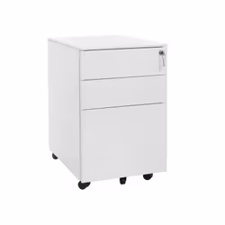 Songmics Caisson 3 tiroirs blanc