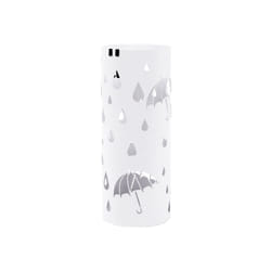 Songmics LUC23W Porte-parapluies Acier Blanc