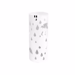 Songmics LUC23W Porte-parapluies Acier Blanc