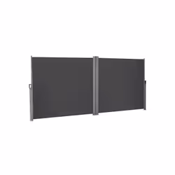 Songmics GSA400G parasol Aluminium Noir 200 cm Polyester 280 g/m²