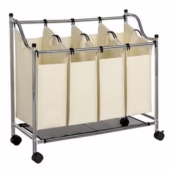 Songmics LSF005S, 140 L, Rectangulaire, Polyester, Beige, 875 mm, 385 mm