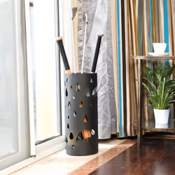 Songmics LUC23B Porte-parapluies Fer Noir