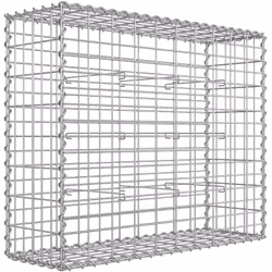 DESCRIPTION GÉNÉRALE Transformez votre jardin avec ce panier à gabion. Il peut servir de mur, de clôture, de fontaine ou plus ...