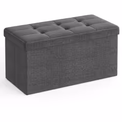 Caractéristiques produits : En MDF et tissu. Peut supporter jusqu'à 300 kg. Assise confortable. Permets de ranger toutes les  ...