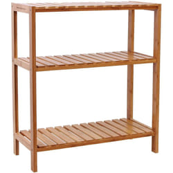 Songmics - Etagère en bambou rangement salle de bain, 4 niveaux BCB33Y