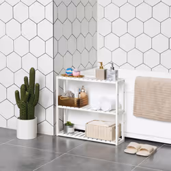 Songmics BCB13W miroir de salle de bain et armoire de rangement pour évier