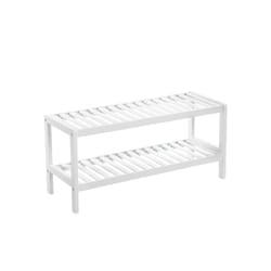 Songmics LBS02WT Organisateur pour chaussures Ouvert Blanc